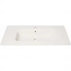 Раковина Plumberia Selection IXO XO081FBO 81x46 см, накладная, белый матовый