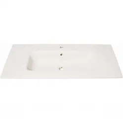 Раковина Plumberia Selection IXO XO081FBO 81x46 см, накладная, белый матовый