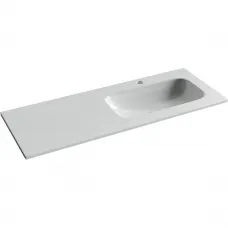 Раковина Ceramica Nova Grace CN7021 121x45,7 см R, накладная, белый
