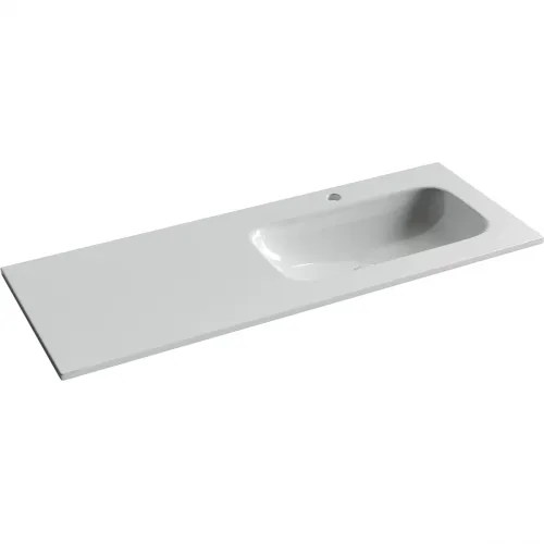 Раковина Ceramica Nova Grace CN7021 121x45,7 см R, накладная, белый