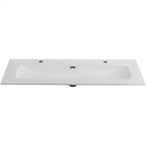 Раковина Cezares Eco CZR-8073-120-1-2 121x46 см, накладная, белый