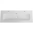 Раковина Cezares Eco CZR-8073-120-1-2 121x46 см, накладная, белый