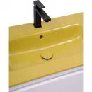 Раковина Plumberia Selection IXO XO081FSN 81x46 см, накладная, желтый глянец