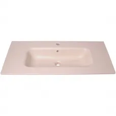 Раковина Plumberia Selection IXO XO101FSA 101x46 см, накладная, песочный матовый