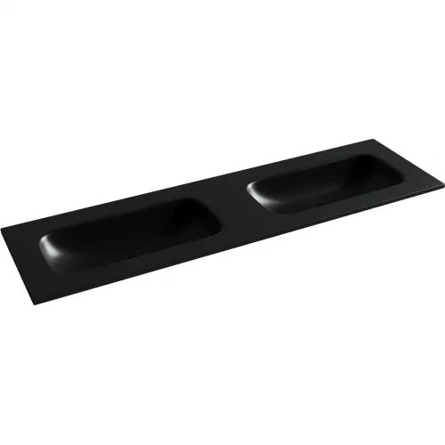 Раковина Ceramica Nova Grace CN7023MBwx 161x46 см, накладная, черный матовый