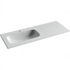 Раковина Ceramica Nova Grace CN7020 121x45,7 см L, накладная, белый