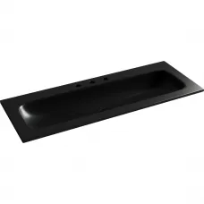 Раковина Ceramica Nova Grace CN7024MB 121x46 см, накладная, черный матовый