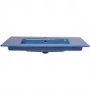 Раковина Plumberia Selection IXO XO081FBD 81x46 см, накладная, синий глянец
