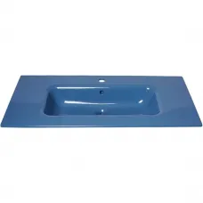 Раковина Plumberia Selection IXO XO081FBD 81x46 см, накладная, синий глянец