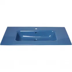 Раковина Plumberia Selection IXO XO081FBD 81x46 см, накладная, синий глянец