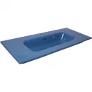 Раковина Plumberia Selection IXO XO081FBD 81x46 см, накладная, синий глянец