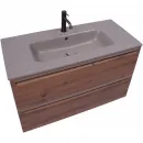 Раковина Plumberia Selection IXO XO101FTT 101x46 см, накладная, бежевый матовый