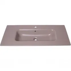 Раковина Plumberia Selection IXO XO101FTT 101x46 см, накладная, бежевый матовый