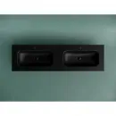 Раковина Ceramica Nova Grace CN7023MB 161x46 см, накладная, черный матовый