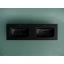 Раковина Ceramica Nova Grace CN7022MB 141x46 см, накладная, черный матовый