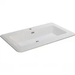Раковина Cezares Idra 50264 95,5x49 см, накладная, белый матовый