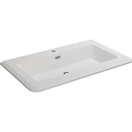 Раковина Cezares Idra 50264 95,5x49 см, накладная, белый матовый