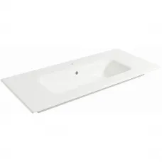 Раковина Plumberia Selection IXO XO081FBL 81x46 см, накладная, белый глянец