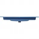 Раковина Plumberia Selection XO101FBD 101x46 см, накладная, синий глянец