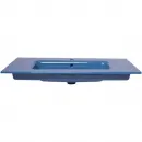 Раковина Plumberia Selection XO101FBD 101x46 см, накладная, синий глянец