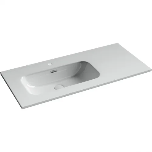 Раковина Ceramica Nova Element CN7003L 101x46,5 см L, накладная, белый