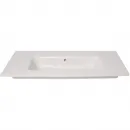Раковина Plumberia Selection IXO XO101SFBO 101x46 см, накладная, белый матовый