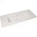 Раковина Plumberia Selection IXO XO101SFBO 101x46 см, накладная, белый матовый