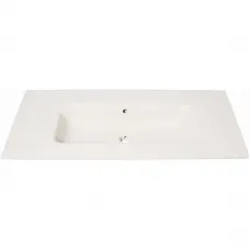 Раковина Plumberia Selection IXO XO101SFBO 101x46 см, накладная, белый матовый