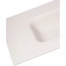Раковина Plumberia Selection IXO XO101SFBO 101x46 см, накладная, белый матовый