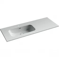 Раковина Ceramica Nova Element CN7006L 121x46,5 см L, накладная, белый