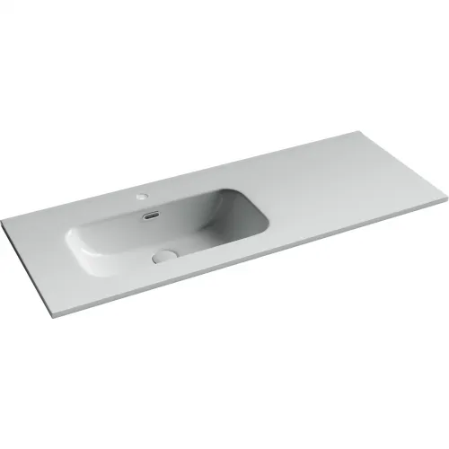 Раковина Ceramica Nova Element CN7006L 121x46,5 см L, накладная, белый