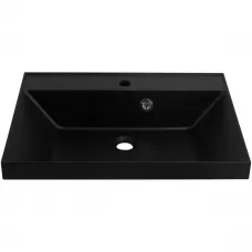 Раковина BelBagno BB600/450-LV-ART-AST-NERO 60x45 см, накладная, черный матовый