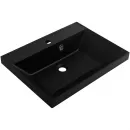 Раковина BelBagno BB600/450-LV-ART-AST-NERO 60x45 см, накладная, черный матовый