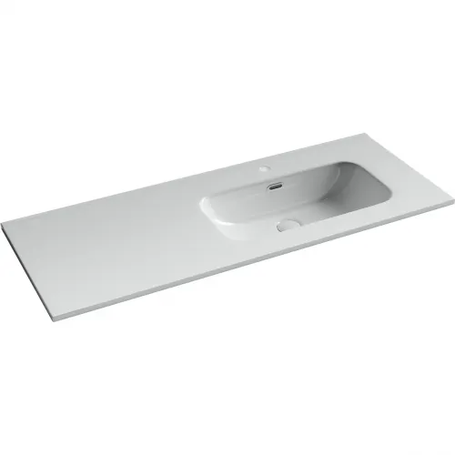 Раковина Ceramica Nova Element CN7006R 121x46,5 см R, накладная, белый