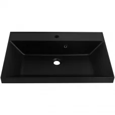 Раковина BelBagno BB700/450-LV-ART-AST-NERO 70x45 см, накладная, черный матовый