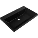Раковина BelBagno BB700/450-LV-ART-AST-NERO 70x45 см, накладная, черный матовый