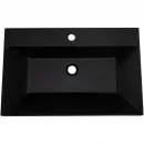 Раковина BelBagno BB700/450-LV-ART-AST-NERO 70x45 см, накладная, черный матовый