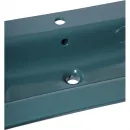 Раковина Plumberia Selection XO101FPL 101x46 см, накладная, сине-зеленый глянец