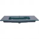Раковина Plumberia Selection XO101FPL 101x46 см, накладная, сине-зеленый глянец