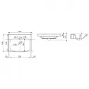 Раковина 65x49 см Am.Pm Like M80WCC0652WG