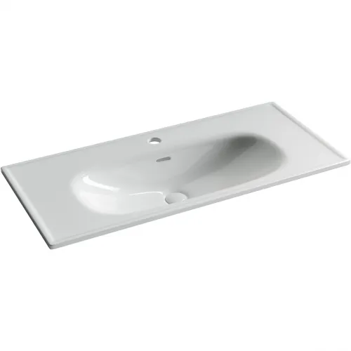 Раковина Ceramica Nova Sabo CN13003 105x46 см, накладная, белый