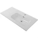 Раковина BelBagno BB1000ETL-R 101x46,5 см R, накладная, белый