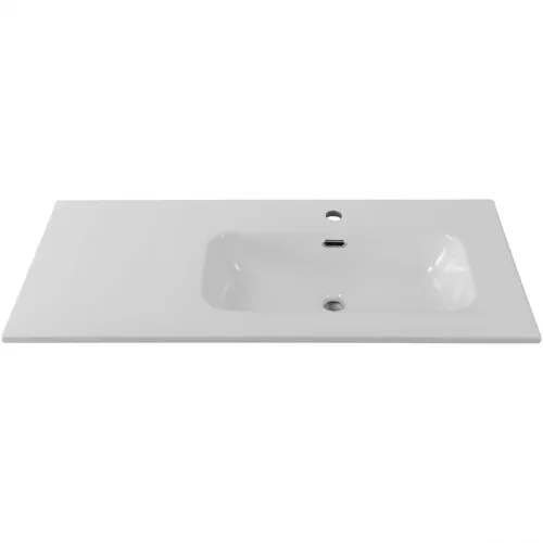Раковина BelBagno BB1000ETL-R 101x46,5 см R, накладная, белый