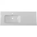 Раковина BelBagno BB1200ETL-L 121x46,5 см L, накладная, белый