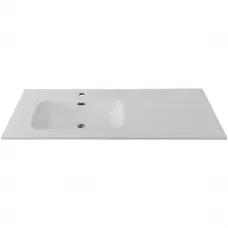 Раковина BelBagno BB1200ETL-L 121x46,5 см L, накладная, белый