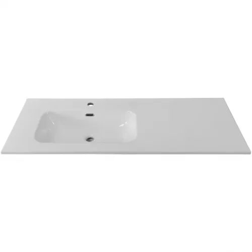 Раковина BelBagno BB1200ETL-L 121x46,5 см L, накладная, белый