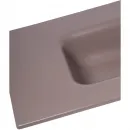 Раковина Plumberia Selection IXO XO081FCS 81x46 см, накладная, коричневый матовый