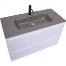 Раковина Plumberia Selection IXO XO081FCS 81x46 см, накладная, коричневый матовый
