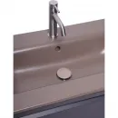 Раковина Plumberia Selection IXO XO081FCS 81x46 см, накладная, коричневый матовый