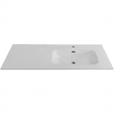 Раковина BelBagno BB1200ETL-R 121x46,5 см R, накладная, белый